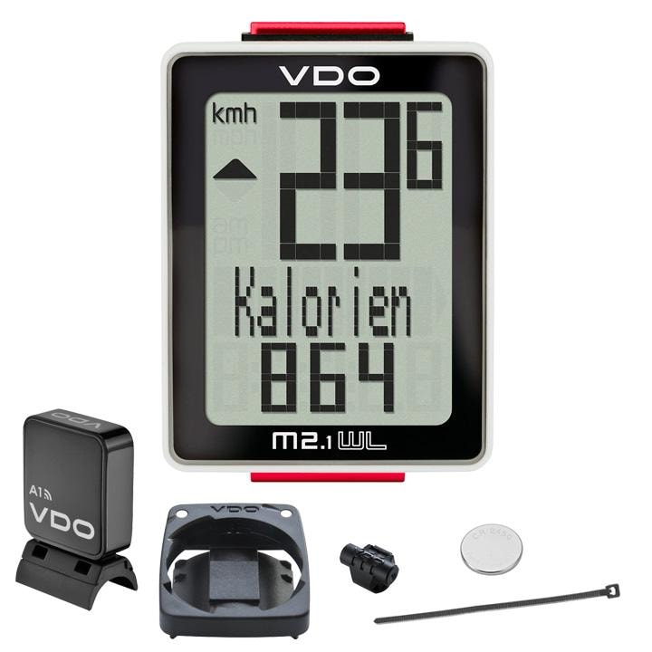 VDO M2.1 WL Radcomputer, Fahrradcomputer, Fahrradzubehör