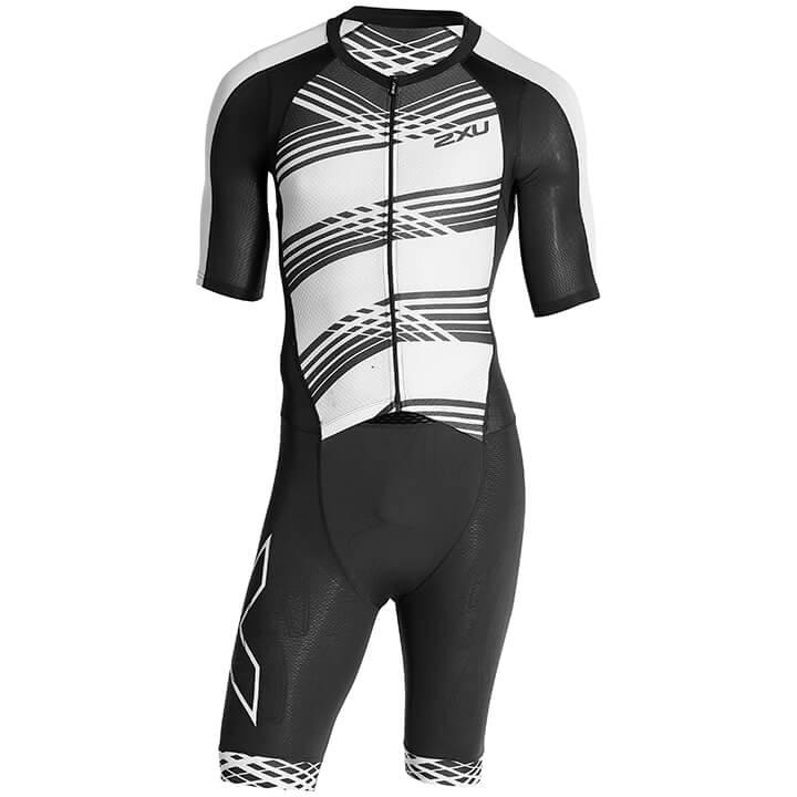 2XU Compression Tri Suit white - black | BOBSHOP