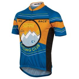 fietsshirt met korte mouwen Select LTD Summit Cycle, blauw-oranje fietsshirt met korte mouwen Select LTD Summit Cycle, blauw-oranje