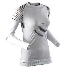 dames ondershirt met lange mouwen invent wit-zwart dames ondershirt met lange mouwen invent wit-zwart
