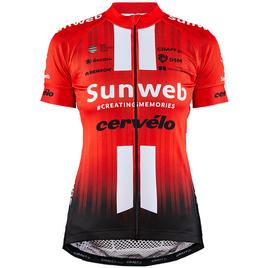 TEAM SUNWEB 2019 dames fietsshirt met korte mouwen TEAM SUNWEB 2019 dames fietsshirt met korte mouwen