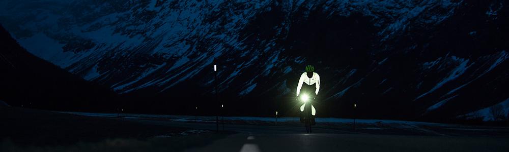 Reflektierende Fahrradbekleidung Winter Rennrad