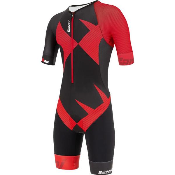 SANTINI Ironman Cupio Tri Suit black red