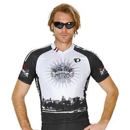 fietsshirt met korte mouwen Select LTD Metro, zwart-wit fietsshirt met korte mouwen Select LTD Metro, zwart-wit