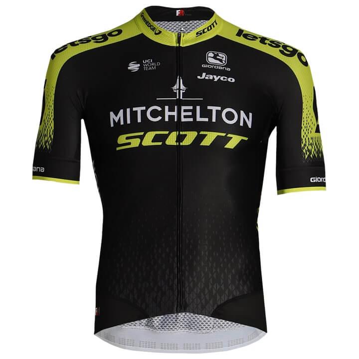 MITCHELTON-SCOTT Short Sleeve Jersey FCR 2020 neon yellow - black | BOBSHOP
